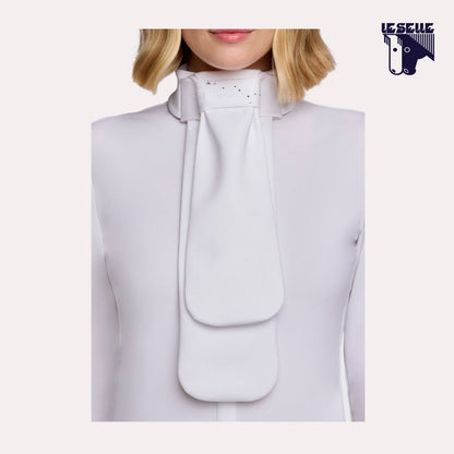 PLASTRON FLORAL SAMSHIELD - BIANCO