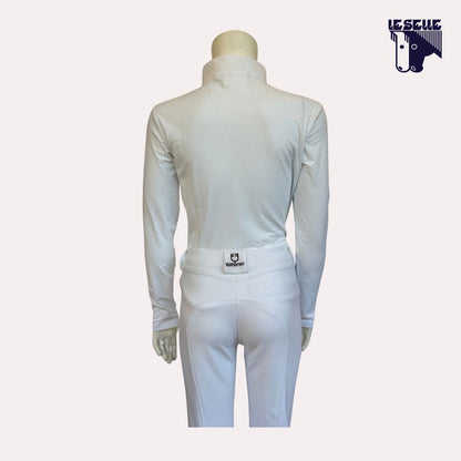 POLO PHASES JERSEY BIMBA DA CONCORSO CAVALLERIA TOSCANA - BIANCO