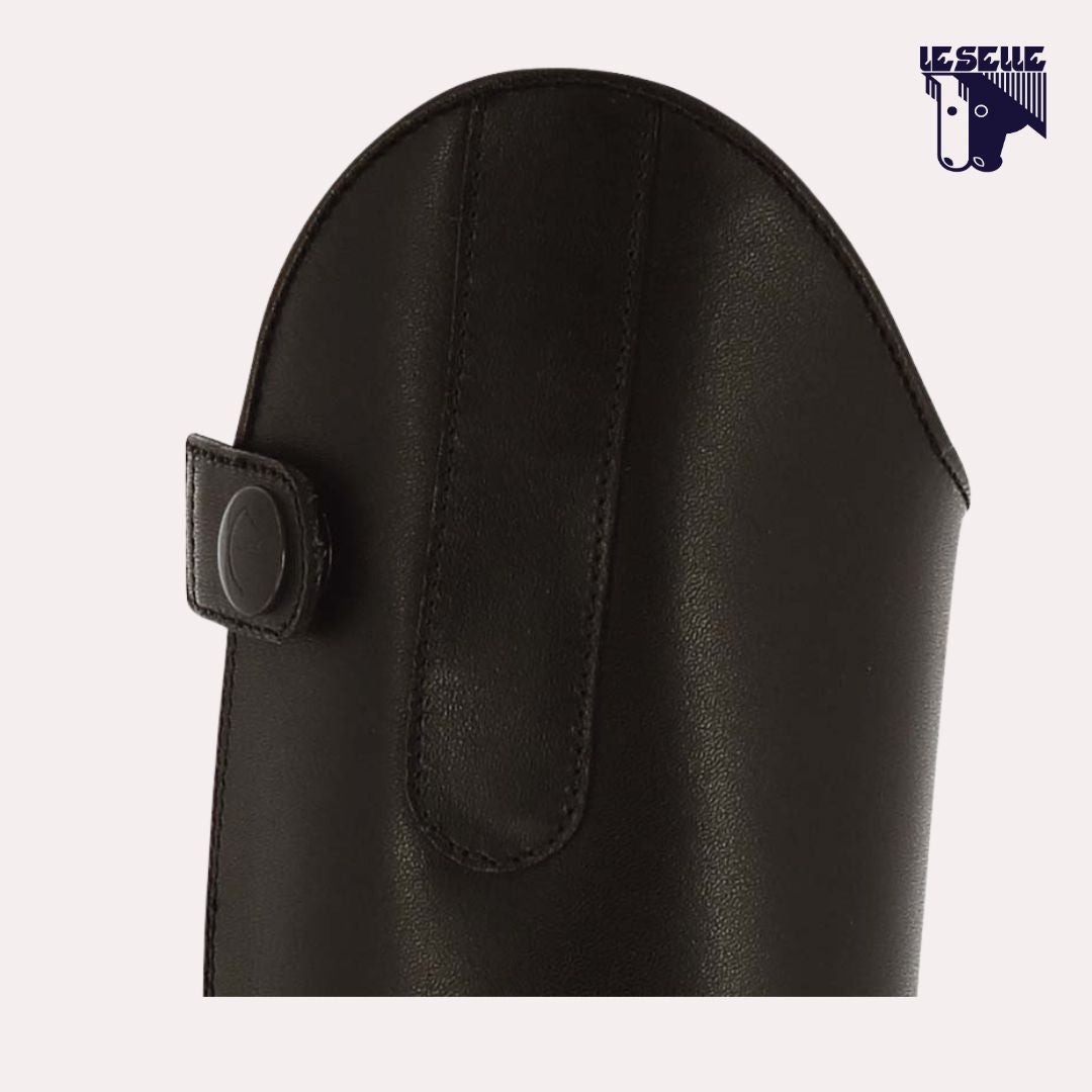 STIVALI PER BAMBINO IN PELLE EQUITHEME - NERO