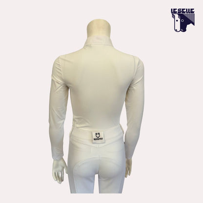 POLO MINI ORBIT PRINT JERSEY DA CONCORSO BIMBA CAVALLERIA TOSCANA - BIANCO