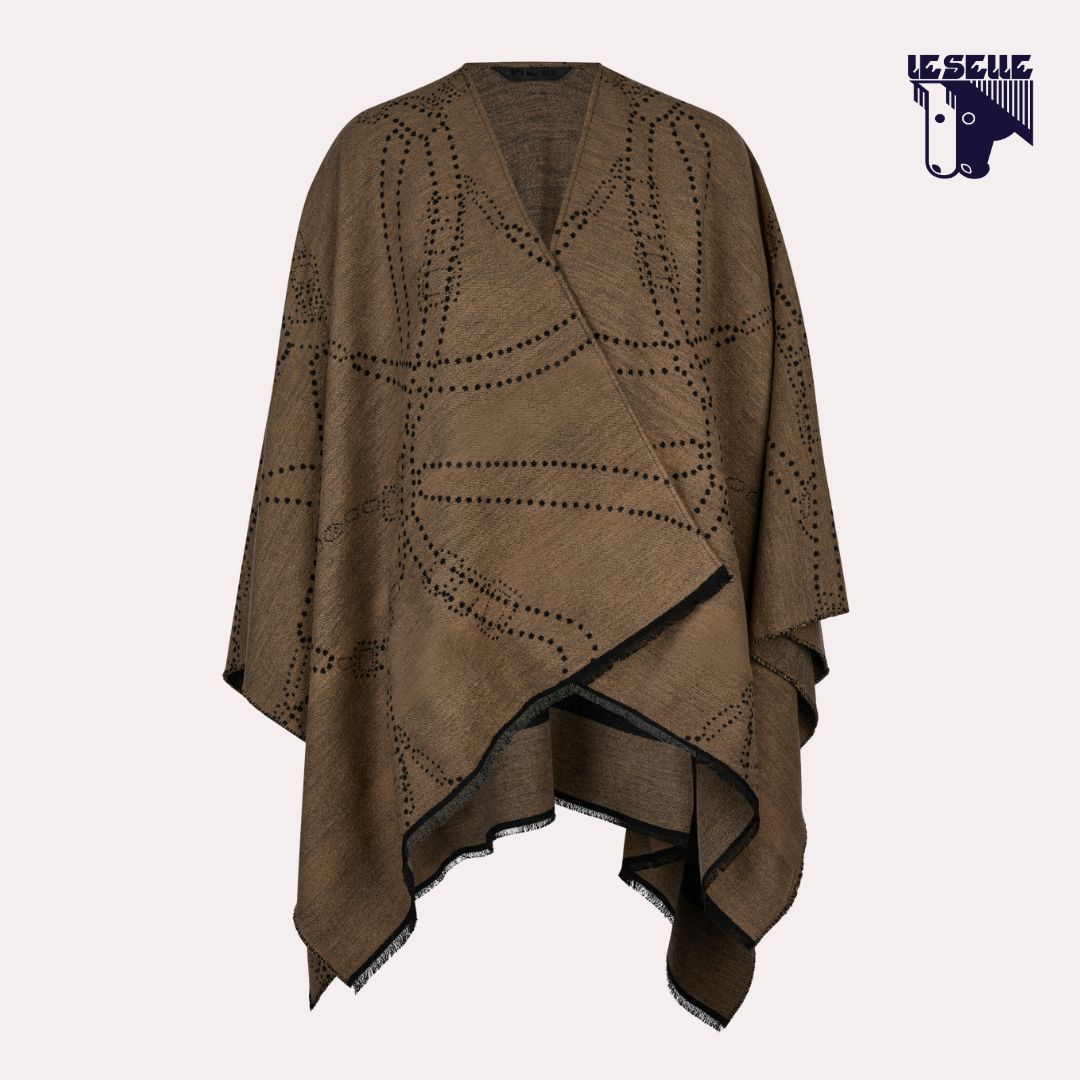 MANTELLA PIKEUR DOUBLE FACE - TABACCO
