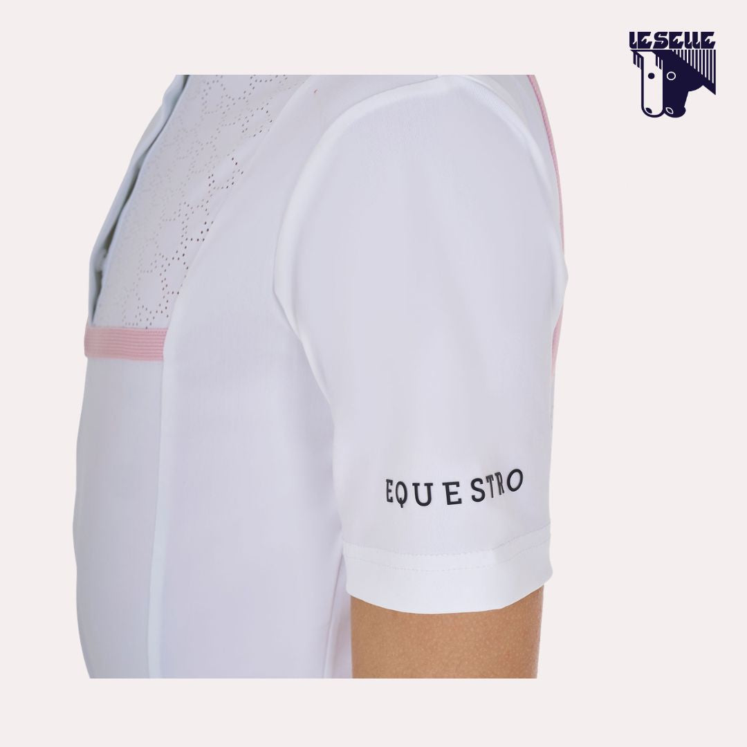 POLO DA CONCORSO BIMBA EQUESTRO - BIANCO