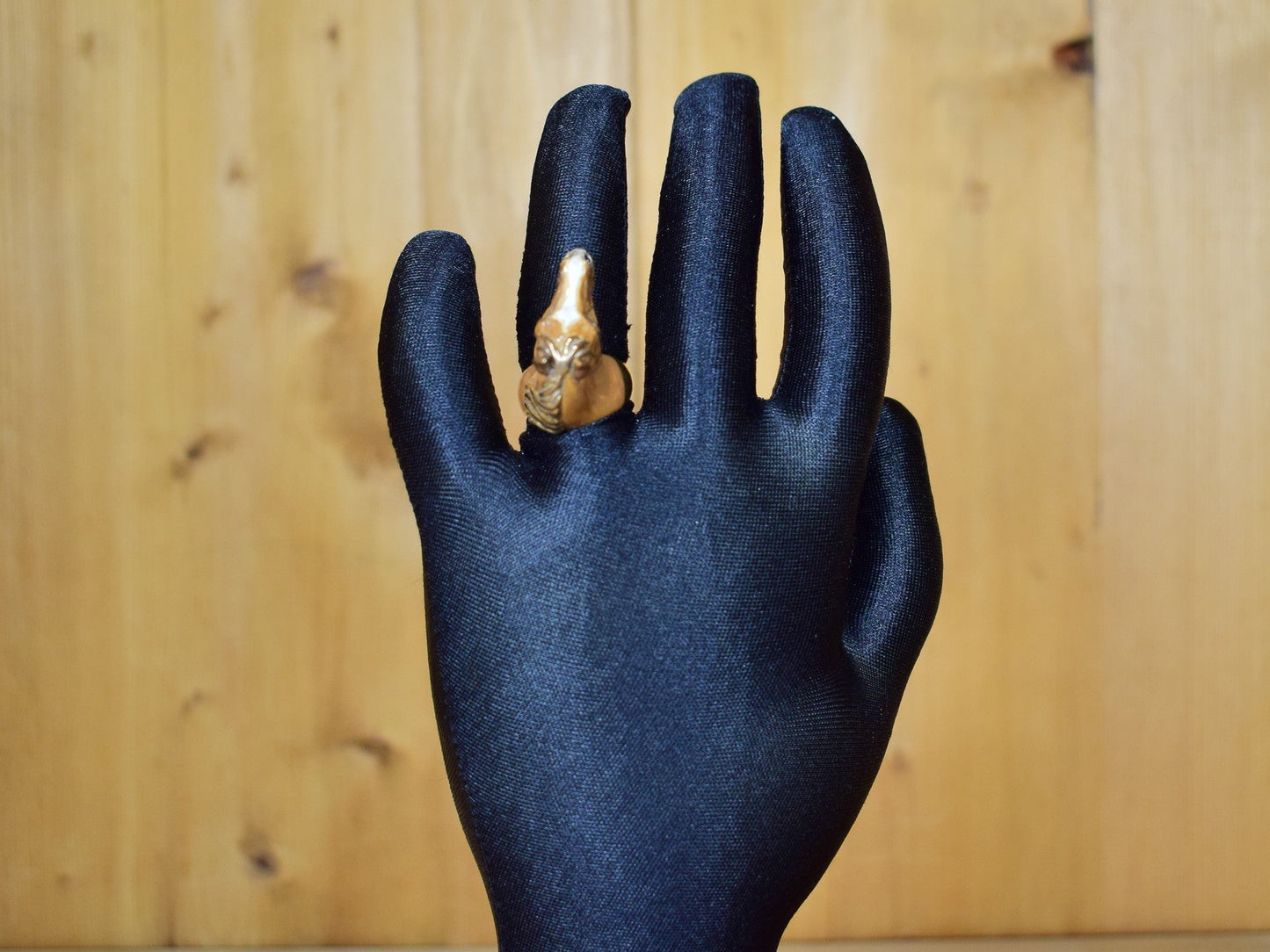 ANELLO BRONZO CAVALLO ARABO DIPINTO