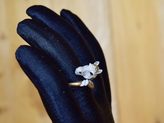 ANELLO BRONZO CAVALLO ARABO