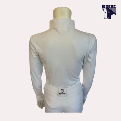 POLO PHASES JERSEY BIMBA DA CONCORSO CAVALLERIA TOSCANA - BIANCO