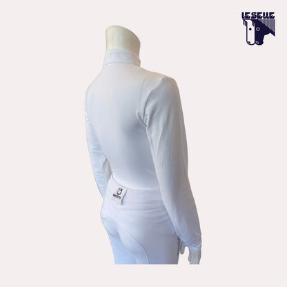 POLO SAFIRA DA CONCORSO BIMBA SARM HIPPIQUE - BIANCO
