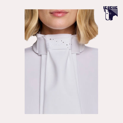 PLASTRON FLORAL SAMSHIELD - BIANCO