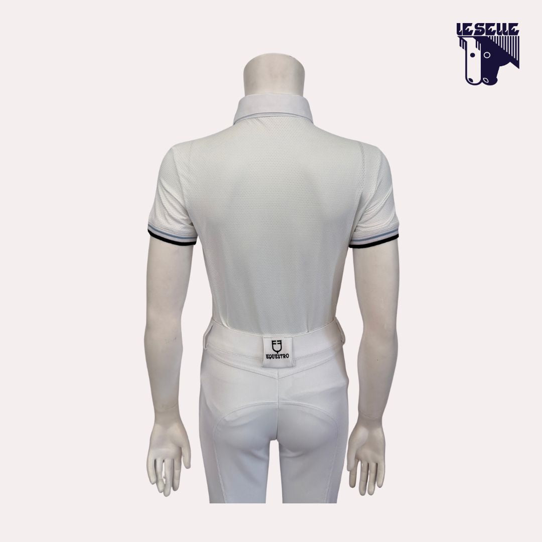POLO TECH NET DA CONCORSO BIMBO CAVALLERIA TOSCANA - BIANCO