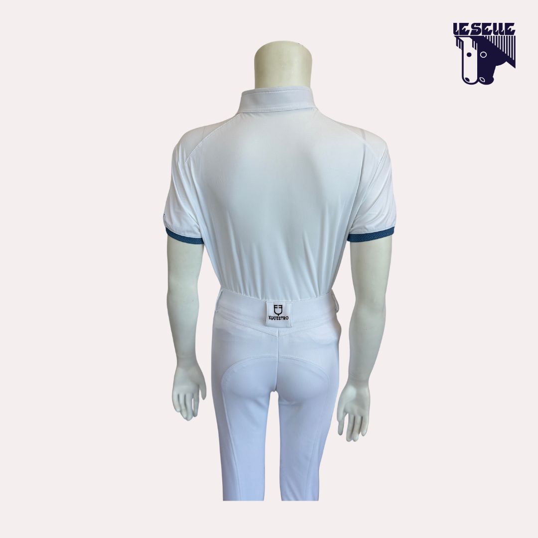 POLO ARIA DA CONCORSO BIMBA SARM HIPPIQUE - BIANCO