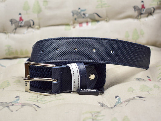 CINTURA UOMO EQUILINE BLU