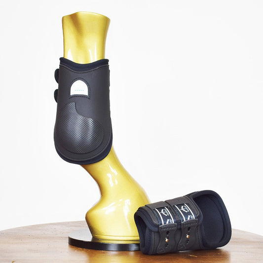 VEREDUS CARBON GEL FETLOCKS BLACK