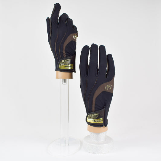 GUANTI ROECKL MALIA NERO/MARRONE