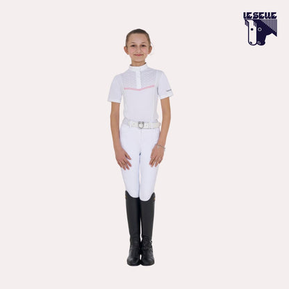 POLO DA CONCORSO BIMBA EQUESTRO - BIANCO