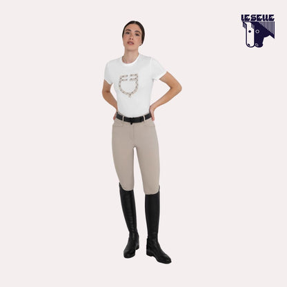 PANTALONI GRIP AL GINOCCHIO EQUESTRO - BEIGE