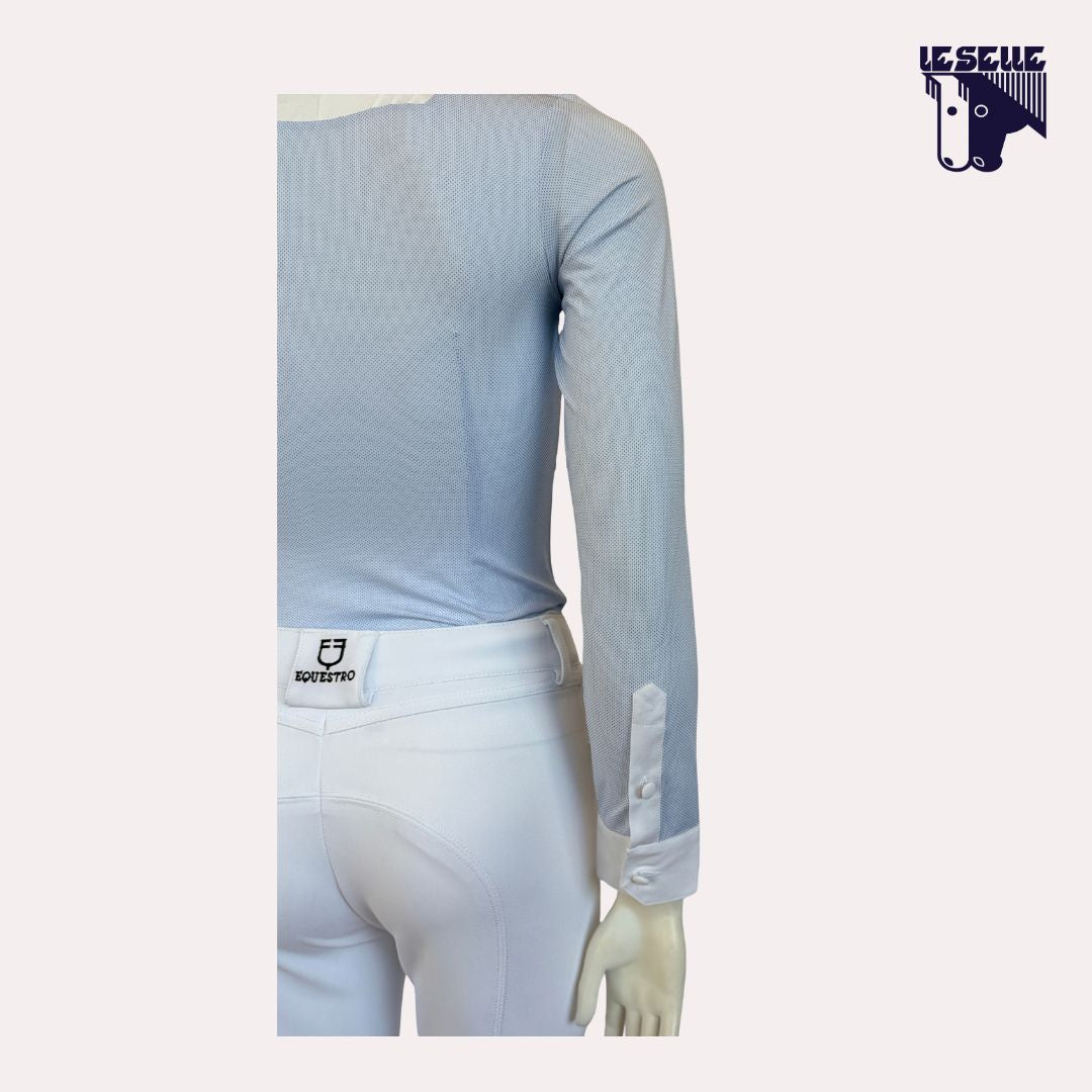 POLO DA CONCORSO BIMBA CAVALLERIA TOSCANA - AZZURRO