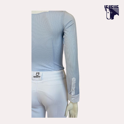 POLO DA CONCORSO BIMBA CAVALLERIA TOSCANA - AZZURRO