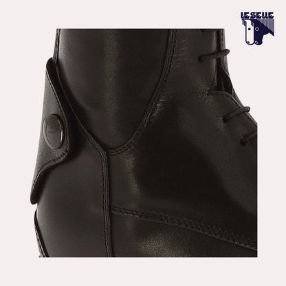 STIVALI PER BAMBINO IN PELLE EQUITHEME - NERO