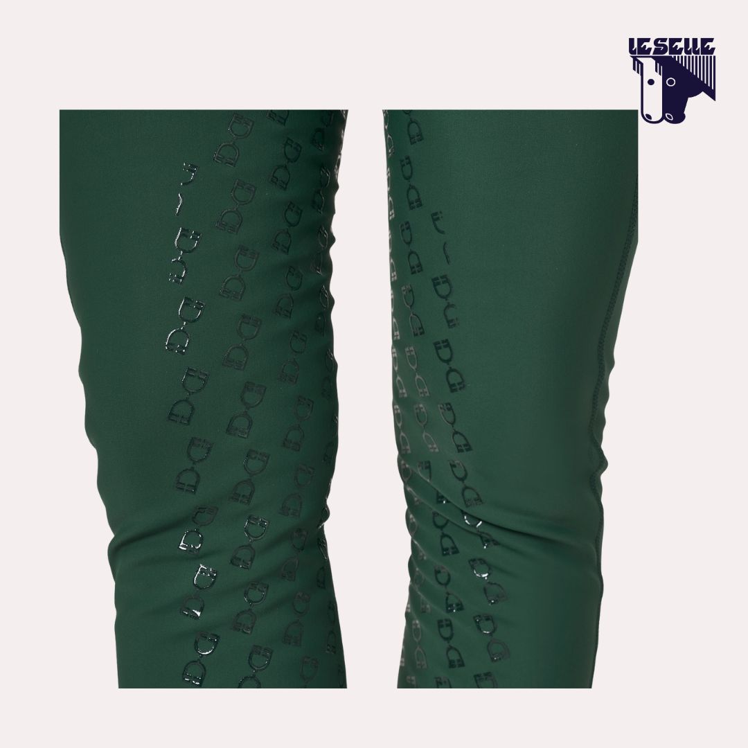 LEGGINGS EQUESTRO INVERNALI - VERDE