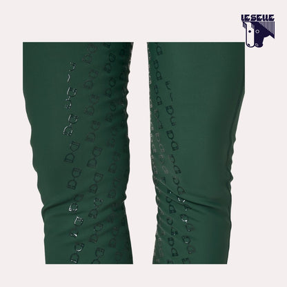 LEGGINGS EQUESTRO INVERNALI - VERDE