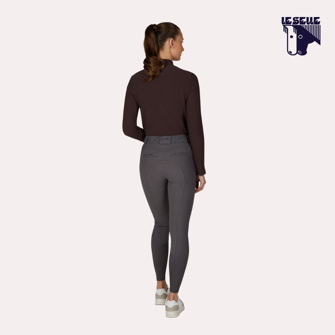 PANTALONE PIKEUR CEELINA FULL GRIP - GRIGIO