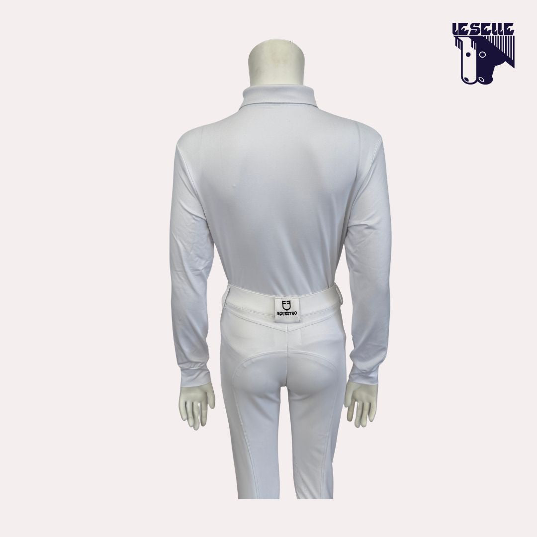 POLO DA CONCORSO BIMBO SARM HIPPIQUE - BIANCO