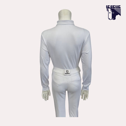 POLO DA CONCORSO BIMBO SARM HIPPIQUE - BIANCO