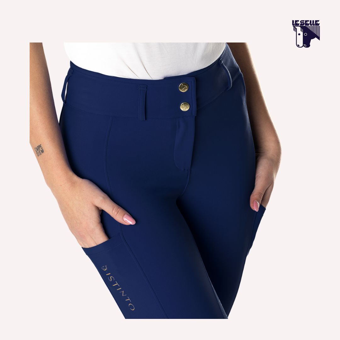 PANTALONI D'ISTINTO PEONIA - BLU