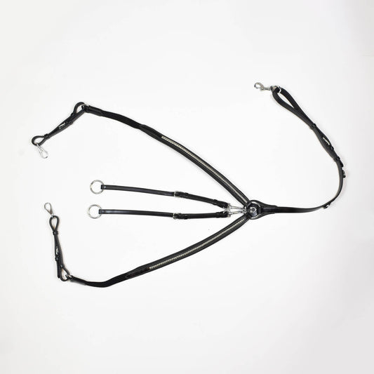 PETTORALE "Y" EQUESTRO CLINCHER - NERO