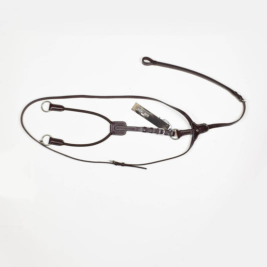 MARTINGALA COLLIER SILVER CROWN - MARRONE