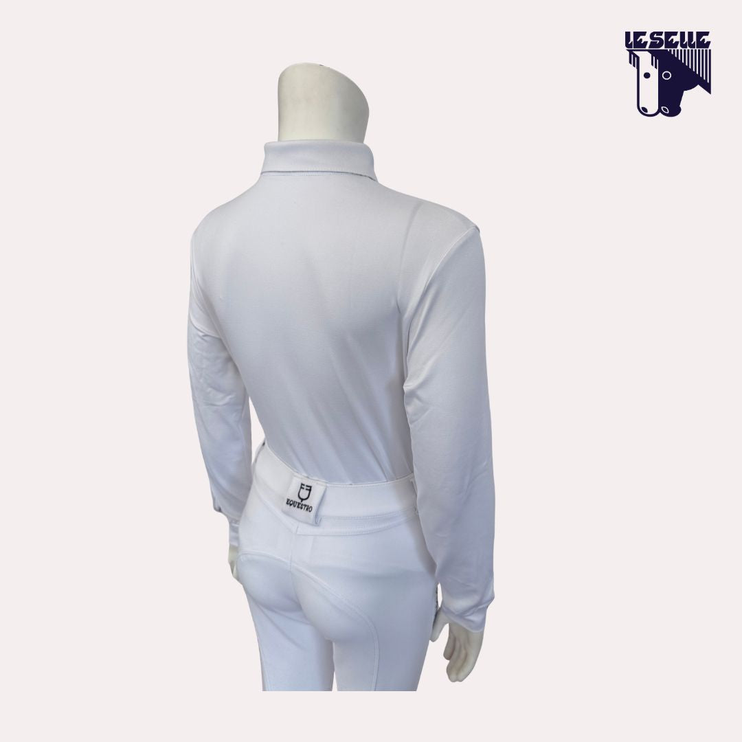 POLO DA CONCORSO BIMBO SARM HIPPIQUE - BIANCO