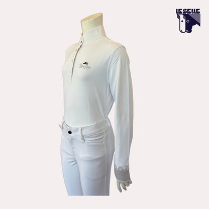 POLO ERIKA DA CONCORSO BIMBA EQUILINE - BIANCO