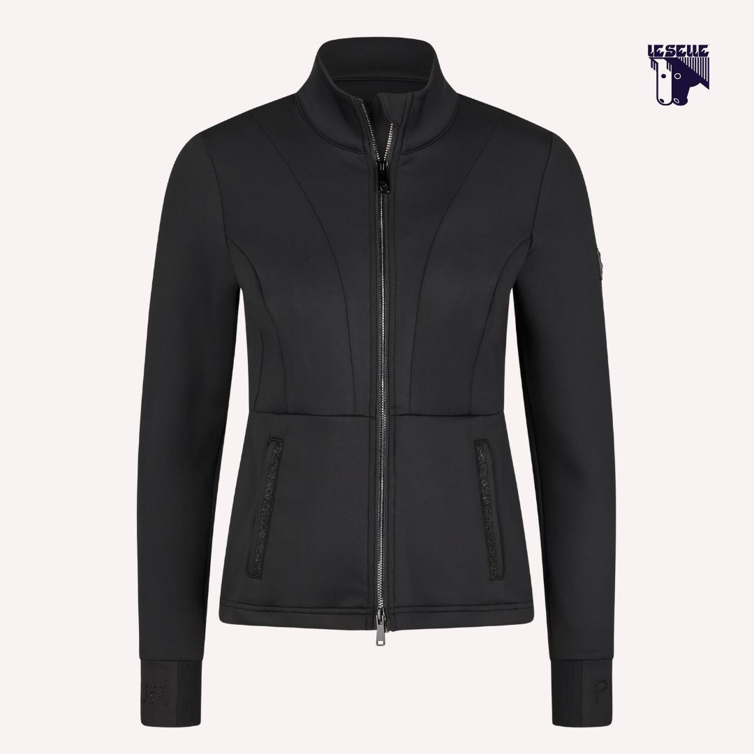 PIKEUR JERSEY JACKET -NERO