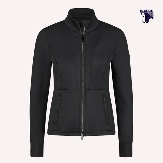 PIKEUR JERSEY JACKET -NERO