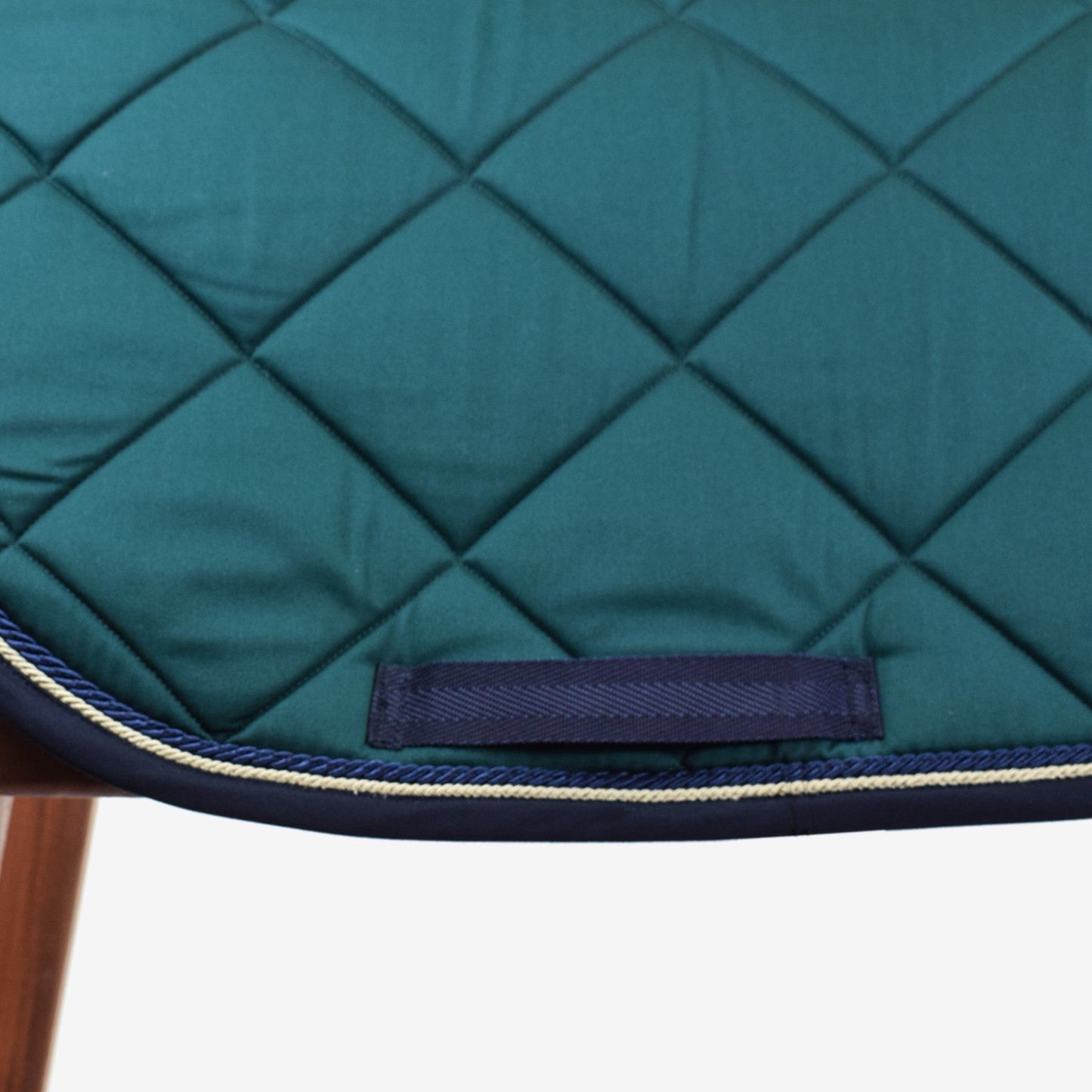 MARTA MORGAN GREEN AND BLUE SADDLE PAD AND HAT