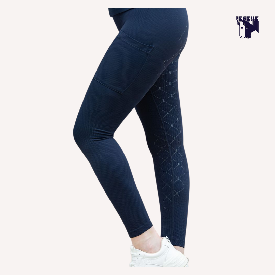 LEGGINGS ESKADRON SEAMLESS - BLU