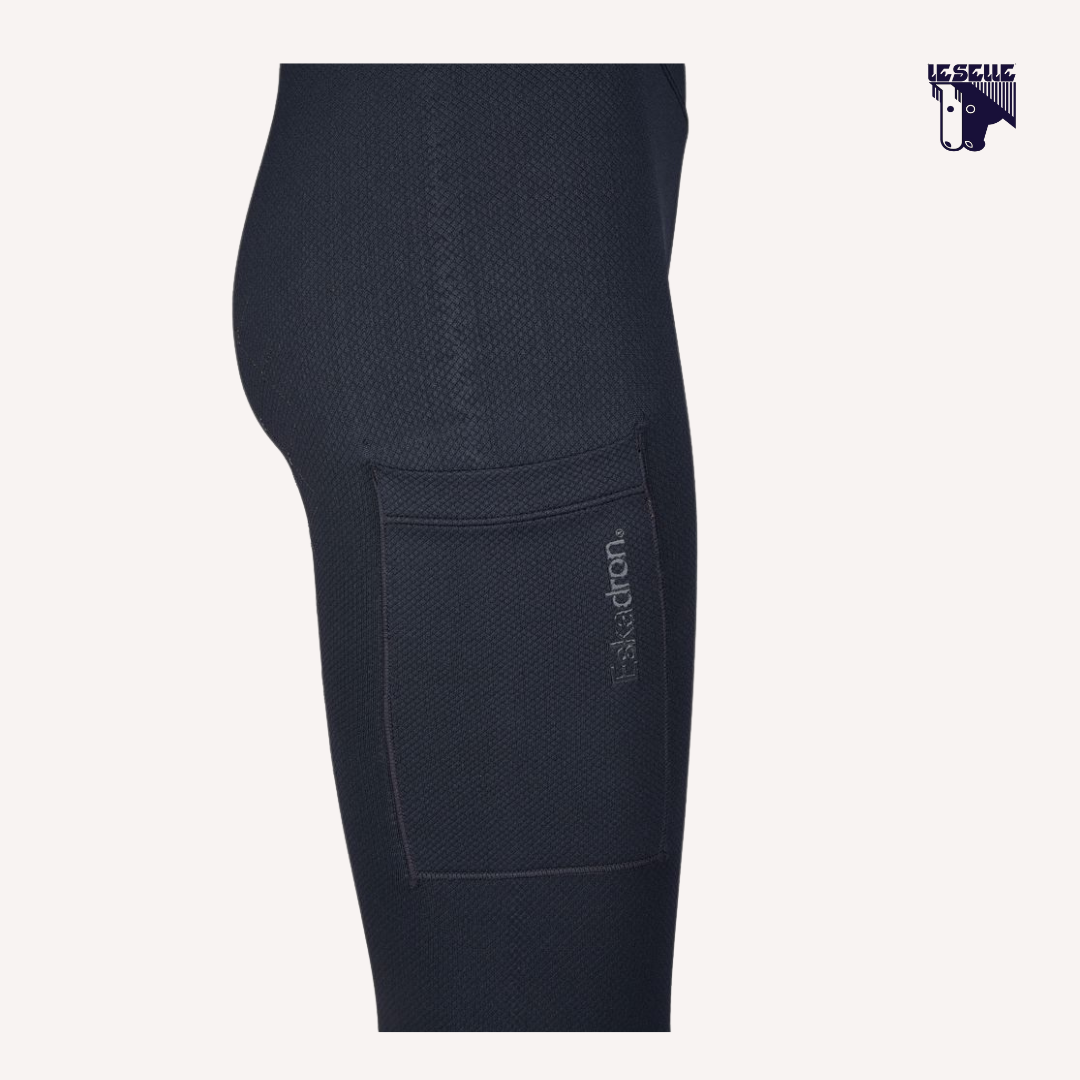 LEGGINGS ESKADRON SEAMLESS - BLU