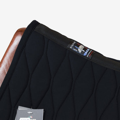 EQUILINE CRYSTAL SADDLE PAD AND HOOD - BLACK
