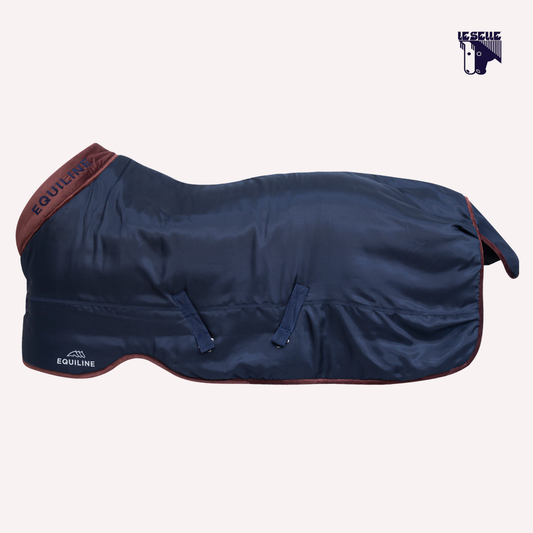 COPERTA INVERNALE EQUILINE VELUT - BLU