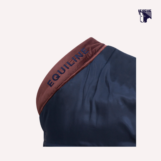 COPERTA INVERNALE EQUILINE VELUT - BLU