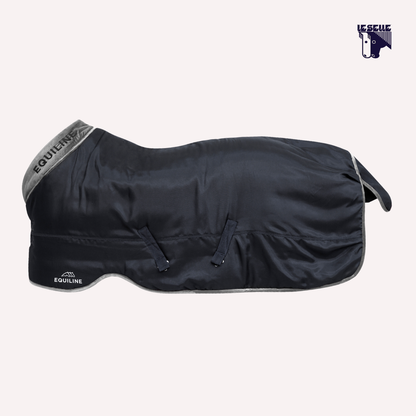 COPERTA INVERNALE EQUILINE VELUT - NERO