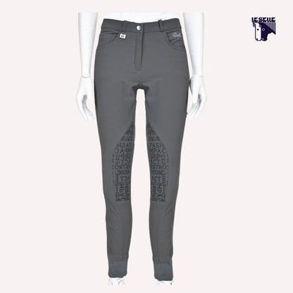PANTALONI DONNA EQUESTRO XENI - GRIGIO