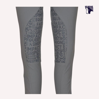 PANTALONI DONNA EQUESTRO XENI - GRIGIO