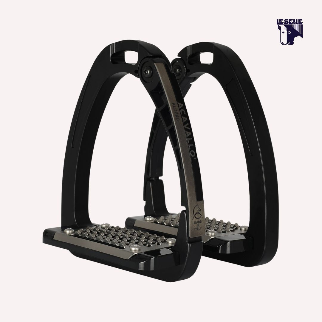 ALUPRO HORSE STIRRUPS - BLACK