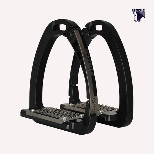 ALUPRO HORSE STIRRUPS - BLACK