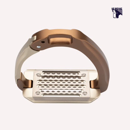 ACAVALLO ALUPLUS 2.0 STIRRUPS - GOLDEN BROWN