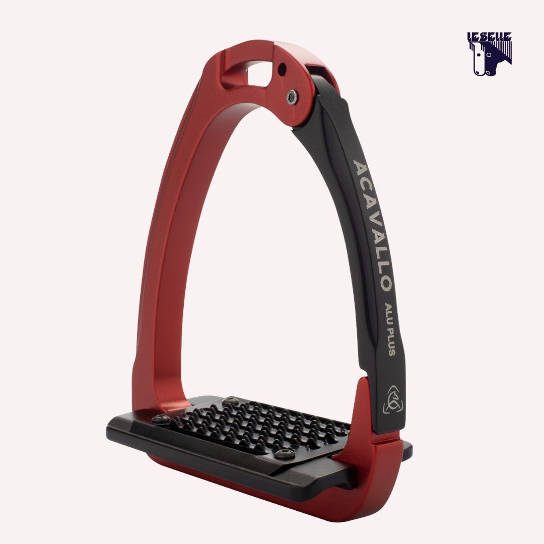 ACAVALLO ALUPLUS 2.0 STIRRUPS - RED