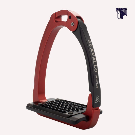 ACAVALLO ALUPLUS 2.0 STIRRUPS - RED