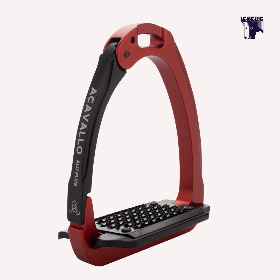 ACAVALLO ALUPLUS 2.0 STIRRUPS - RED