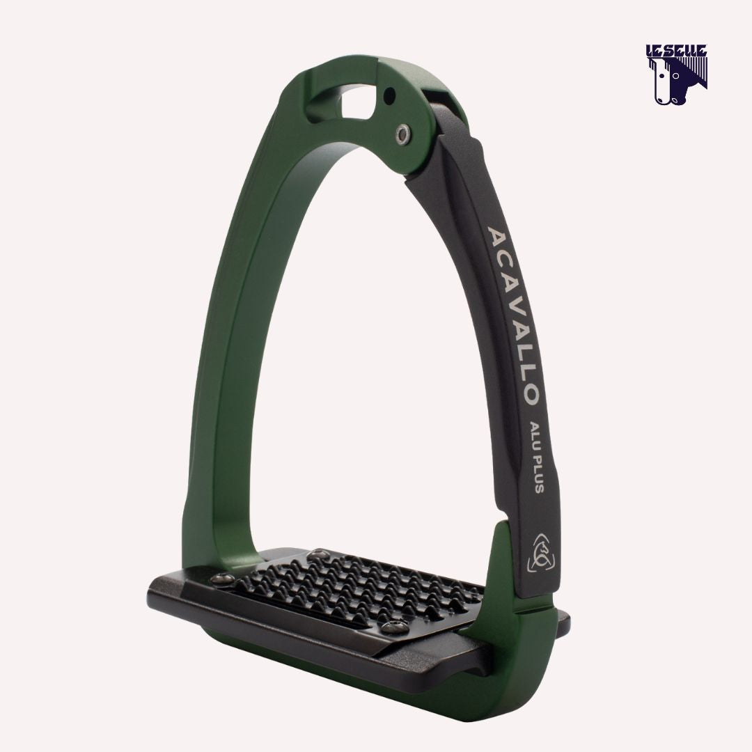 ACAVALLO ALUPLUS 2.0 STIRRUPS - GREEN