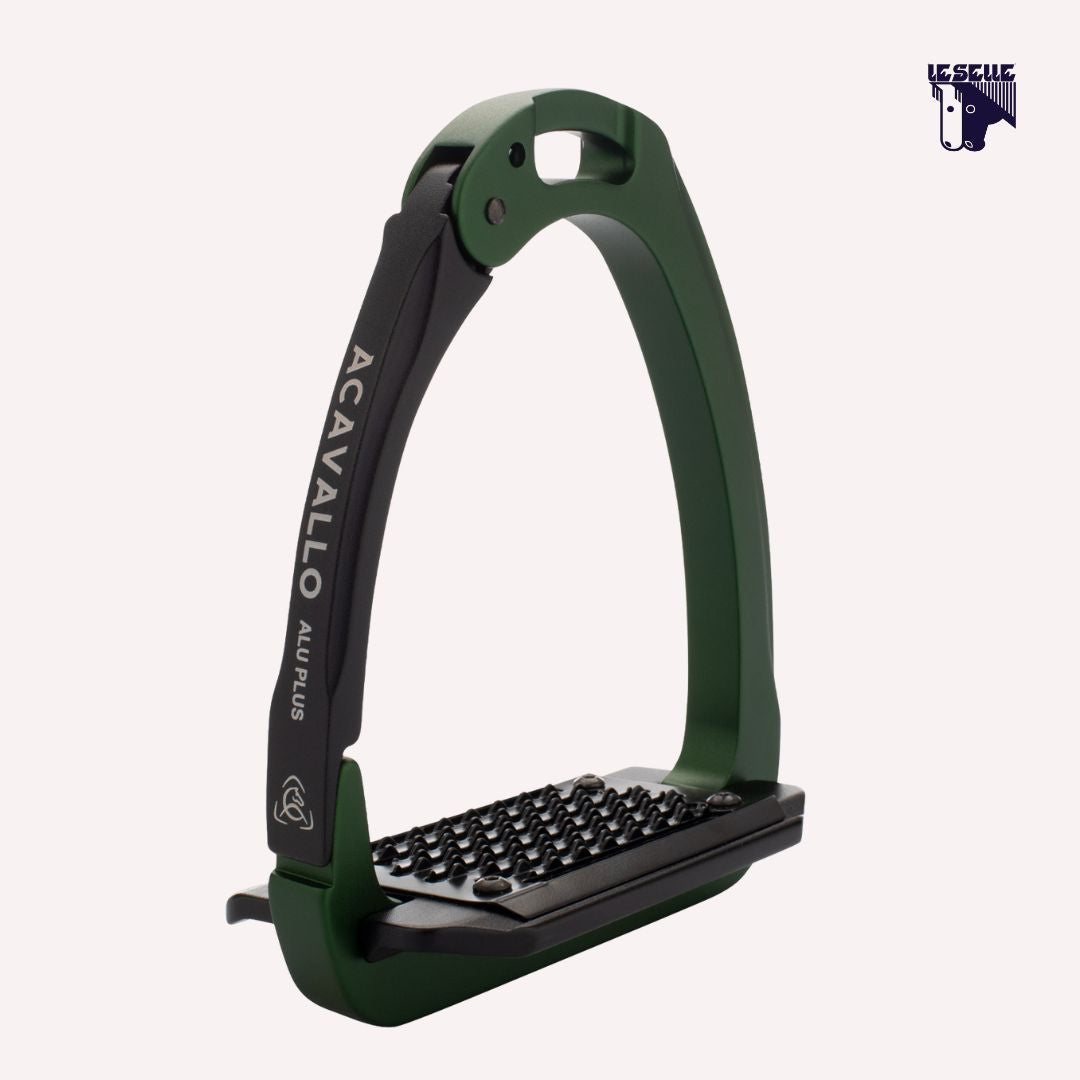 ACAVALLO ALUPLUS 2.0 STIRRUPS - GREEN